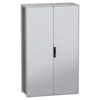Dulap modular, cu montaj pe pardoseala, PanelSeT SFN, din otel decarbonizat(verde), 2000x1200x500mm, IP55, cu placa de montaj, 2 usi