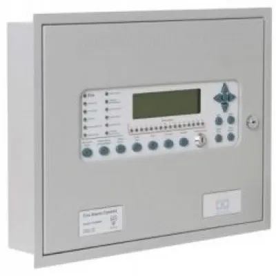 Centrala adresabila cu 2 bucle Kentec H81162 F2 16 zone, 127 adrese pe bucla, montaj ingropat