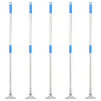 Gossi manere pentru racleta de podea 5 buc. 119,5 cm otel si plastic