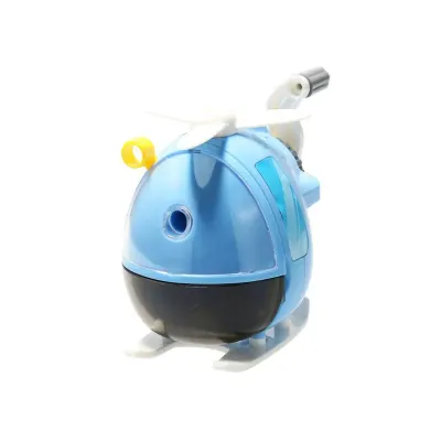 Ascutitoare din plastic cu manivela, elicopter