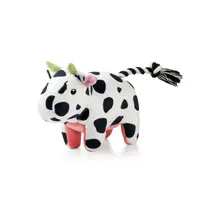 Jucărie pentru câini Max & Molly Huggles Văcuța Claire: 26 x 19 cm, cu squeaker