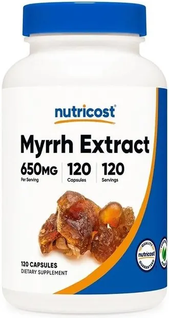 Myrrh Extract, 650 mg, 120 capsule, Nutricost