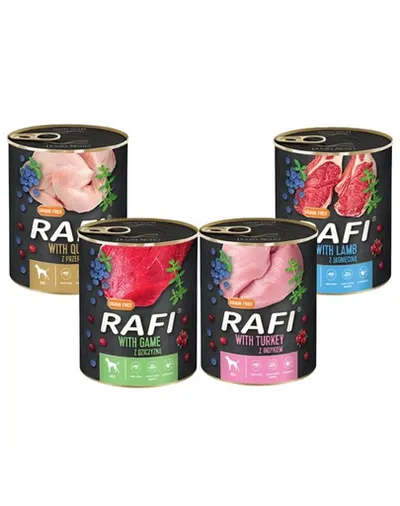 DOLINA NOTECI Rafi Premium Mix Conserve caini, mix arome 32x800g