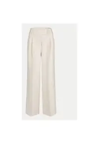 Pantaloni dama - 303698324 - Poliester - Bej - Bej