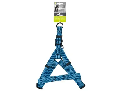 Ham ajustabil pentru caini, negru, piept 1.9 cm x 46-70 cm, gat 1.9 cm x 46-70 cm