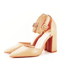 Pantofi eleganti bej BLQ7180 01