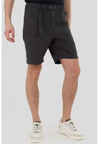 Pantaloni scurti cu talie ajustabila - pentru trekiing Elkford - Gri antracit