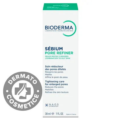 Corector cu efect matifiant Sebium Pore Refiner, 30ml, Bioderma