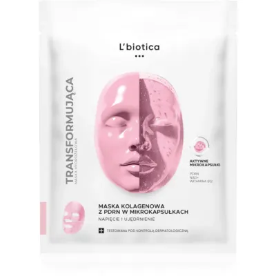 L’biotica Transforming Collagen Mask with PDRN in Microcapsules masca de colagen pentru fermitatea pielii 1 buc