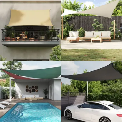 vidaXL Parasolar, roșu, 4,5x4,5x4,5 m, țesătură oxford, triunghiular