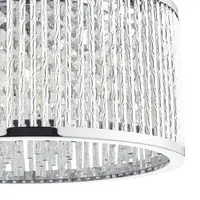Lampa tavan Nantes 3 Light Flush Polished Chrome Alum