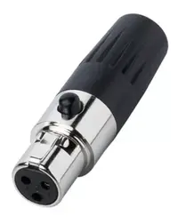 Bespeco Mini Canon - XLR3FXS, negru