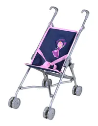 Carucior sport pentru papusi, Knorr Toys Sim, 42 x 27 x 55 cm, Princess Blue