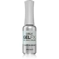 Orly Gelfx Gel unghii cu gel folosind UV / lampă cu LED culoare Point Blanche 9 ml
