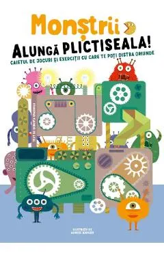 Monstrii alunga plictiseala! Caietul de jocuri si exercitii cu care te poti distra oriunde