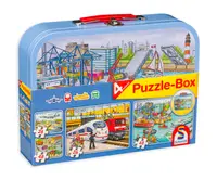 Puzzle Schmidt 4 în 1 - Vehicule