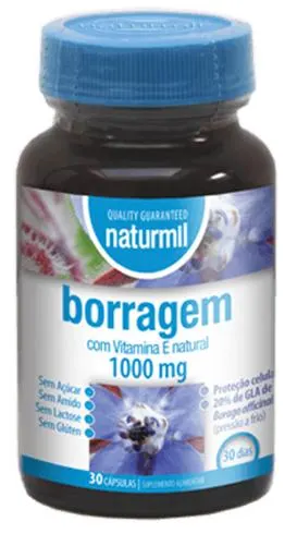 Borago + Vitamina E, 30 capsule, Naturmil