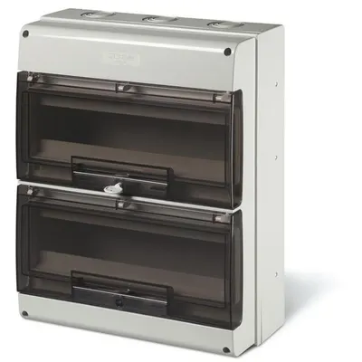 Tablou PT 32M, Scame 672.4032, IP66 montare aparenta, M400 32 module, 328x400x140mm GRI