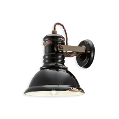 Aplica Retro Industrial Finish Vin - Vintage Nero C1693