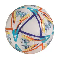 Minge de fotbal Rs Toys din piele ecologica model Colours diametru 23 cm
