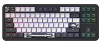 Tastatură mecanică Dark Project - ALU87B Bushido, G3MS Moonstone, RGB, negru