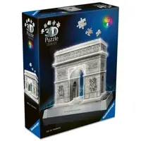 Ravensburger - Puzzle 3D iconic Arcul de Triumf cu LED 216 piese model de colectie in miniatura