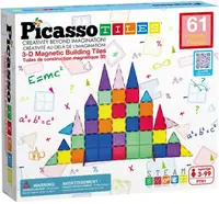 Constructor magnetic Picasso Tiles STEAM - 61 piese