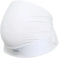 Centură reglabilă fără cusături Carriwell - Mărime L/XL, albă