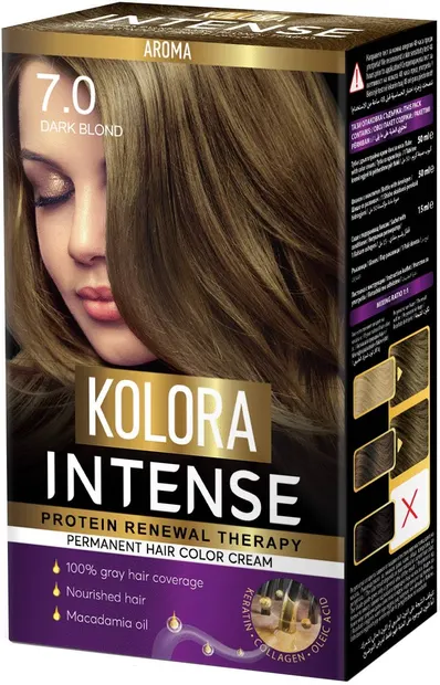 Kolora Intense Vopsea de păr, 7.0 Blond închis
