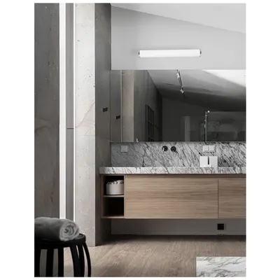 Corp de iluminat pentru baie POLO Opal Sticla & Satin Nickel LED E14 3x5W IP44 Fara bec