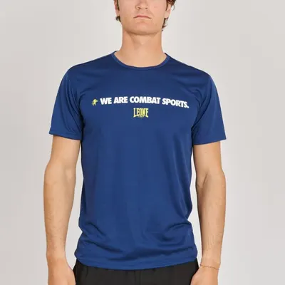 Tricou Leone Logo Wacs Albastru