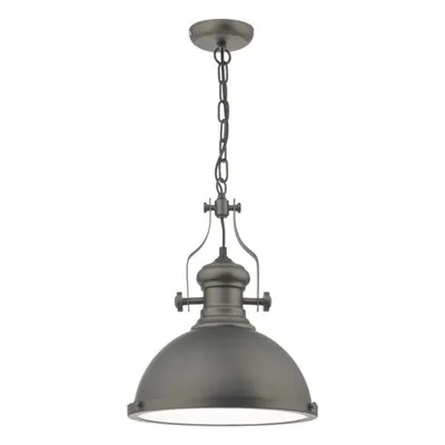 Lampa suspendata Arona Pendant Antique Pewter & Glass