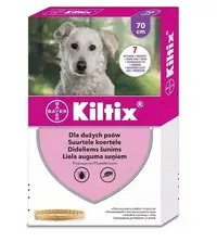 Zgarda antiparazitara pentru caini Kiltix, 70 cm