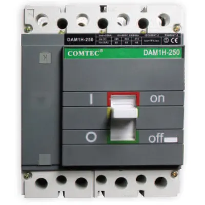 Intrerupator automat industrial tetrapolar, 3P+N, DAM 1H- 250, 140-200A, 65kA