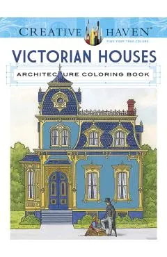Creative Haven Victorian Houses Architecture Coloring Book