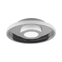Plafonieră argintiu-lucios LED din metal ø 30 cm Ascari – Trio