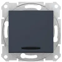 Intrerupator simplu 10 AX cu indicator luminos Schneider Sedna SDN0400370, grafit