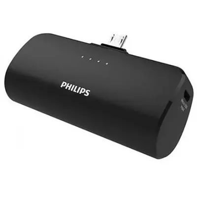 Acumulator extern Philips PH-DLP2510U, 2500mAh, MicroUSB (Negru)