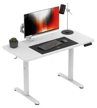 Birou electric Mark Adler – Leader 6.9, 120 x 60 cm, alb