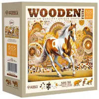 Puzzle din lemn Wooden City din 505 piese - Cal