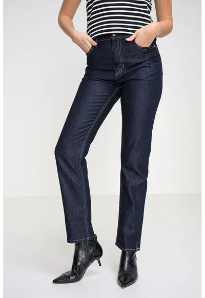 Blugi slim fit din amestec de lyocell - Albastru ultramarin