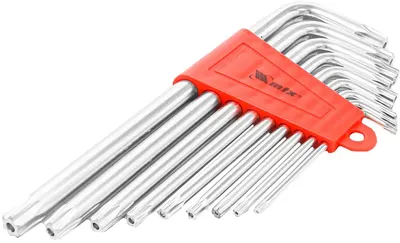 Chei hexagonale lungi MTX - Torx, 9 bucăți, T10-T50, din oțel CrV