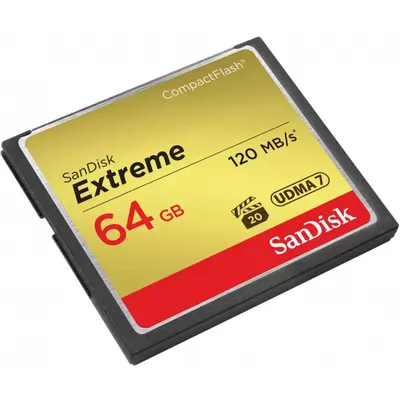 Card Memorie CompactFlash SanDisk Extreme, 64Gb, UDMA 7 SDCFXSB-064G-G46