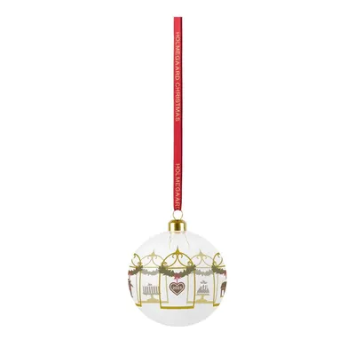 Glob de Crăciun suflat manual din sticlă ø 8 cm Annual Christmas Bauble – Holmegaard