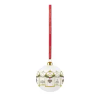 Glob de Crăciun suflat manual din sticlă ø 8 cm Annual Christmas Bauble – Holmegaard