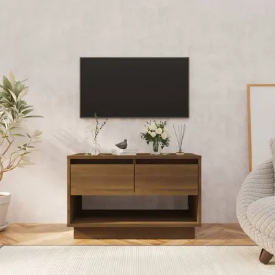 vidaXL Comodă TV, stejar maro, 70x41x44 cm, PAL