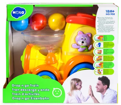 Jucării Hola Toys - Tren cu bile