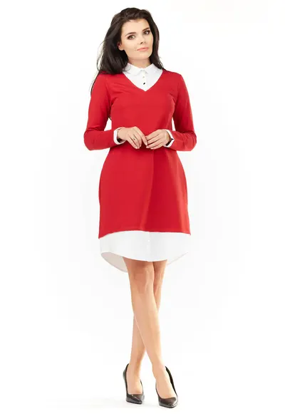 Rochie dama Poliester - M150 - Rosu