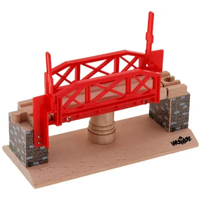 Accesoriu feroviar din lemn Woody - Pod mobil