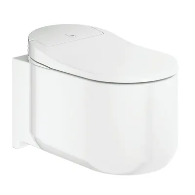 Vas wc suspendat cu functie bideu Grohe Sensia Arena capac soft close inclus, alb